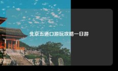 北京五道口游玩攻略一日游