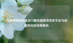 河南濮阳旅游景点门票价格探寻历史文化与自然风光的完美融合