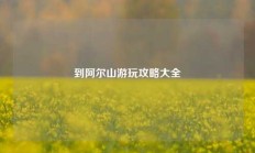 到阿尔山游玩攻略大全