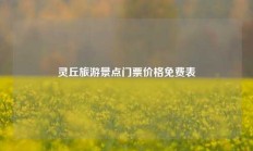 灵丘旅游景点门票价格免费表