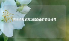 河南洛阳旅游攻略自由行路线推荐