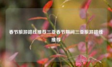 春节旅游路线推荐三亚春节期间三亚旅游路线推荐