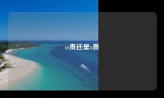 xs贵还是x贵