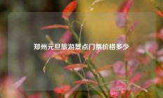 郑州元旦旅游景点门票价格多少