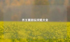 齐王寨游玩攻略大全