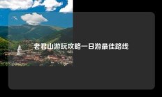 老君山游玩攻略一日游最佳路线