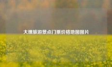 大理旅游景点门票价格地图图片