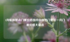1月旅游景点门票价格国内中国热门景区一月门票价格大盘点
