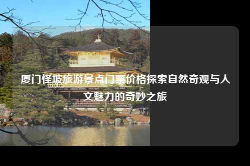 厦门怪坡旅游景点门票价格探索自然奇观与人文魅力的奇妙之旅